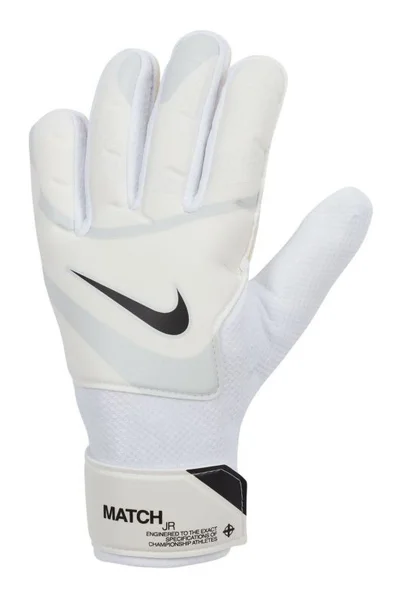 Juniorské brankářské rukavice Nike Grip Pro bílé