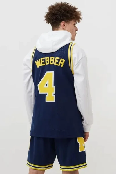 Mitchell & Ness NCAA Swingman Road Jersey Chris Webber