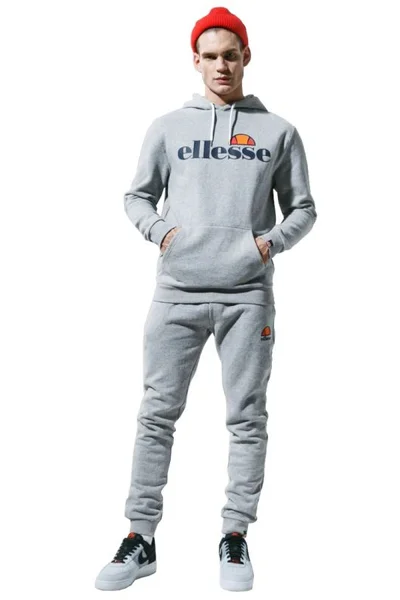 Šedá pánská mikina Ellesse SL Gottero OH Hoody M SHC07407-112