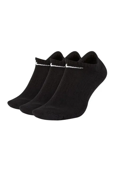 Černé pánské kotníkové ponožky Nike Everyday Cushion No Show 3Pak M SX7673-010