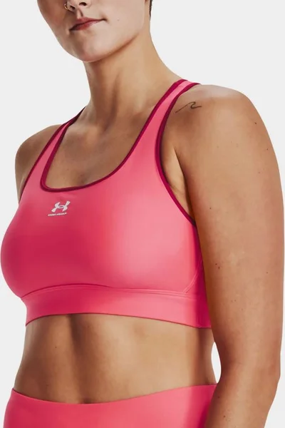 Sportovní podprsenka PowerFit růžová od Under Armour