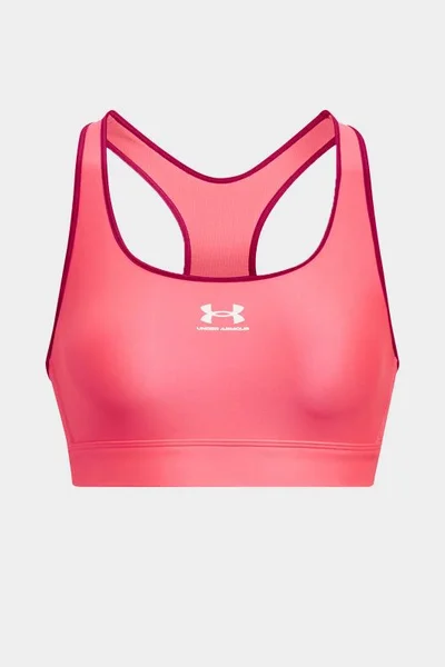 Sportovní podprsenka PowerFit růžová od Under Armour