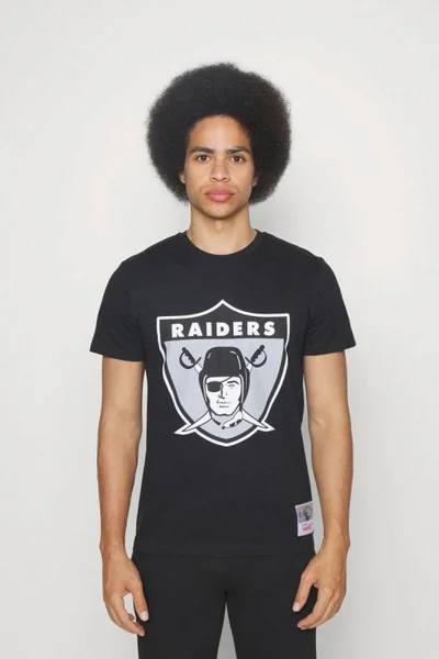 Mitchell & Ness Oakland Raiders týmové tričko s logem