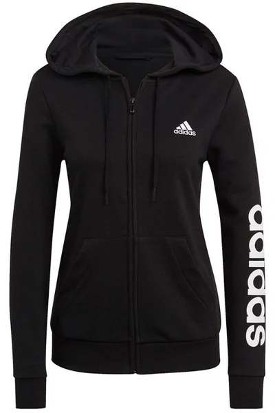 Černá dámská mikina adidas Essentials s kapucí