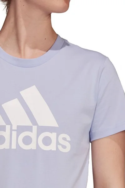 ADIDAS Dámské Fialové Tričko s Krátkým Rukávem