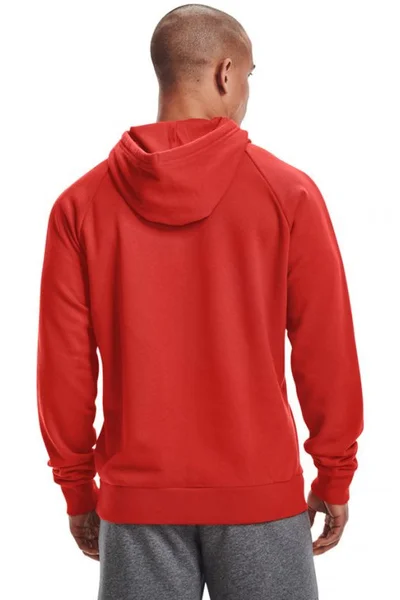 Červená pánská mikina Under Armour Rival Fleece Big Logo HD M 1357093 839