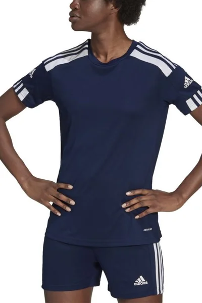 Modré dámské tričko Adidas Squadra 21 W GN5754