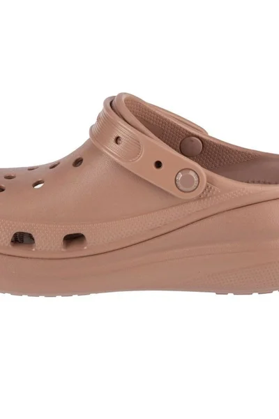 Pantofle Crocs Crush Clog W béžové – pohodlí na každý den