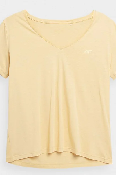 Dámské žluté tričko  4F