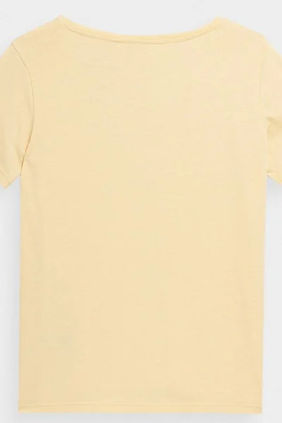 Dámské žluté tričko  4F