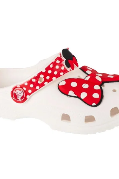 Crocs Dětské Pantofle Disney Minnie Mouse Bílá