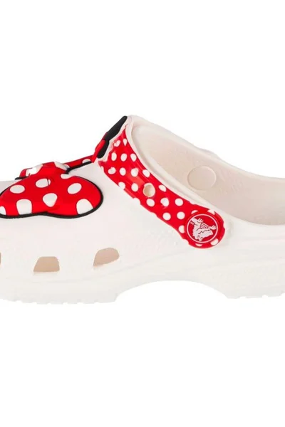 Crocs Dětské Pantofle Disney Minnie Mouse Bílá