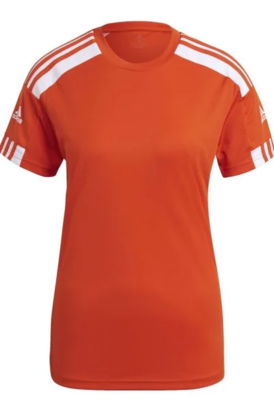 Oranžovo-bílé dámské tričko Adidas Squadra 21 W GN8087