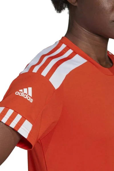 Oranžovo-bílé dámské tričko Adidas Squadra 21 W GN8087