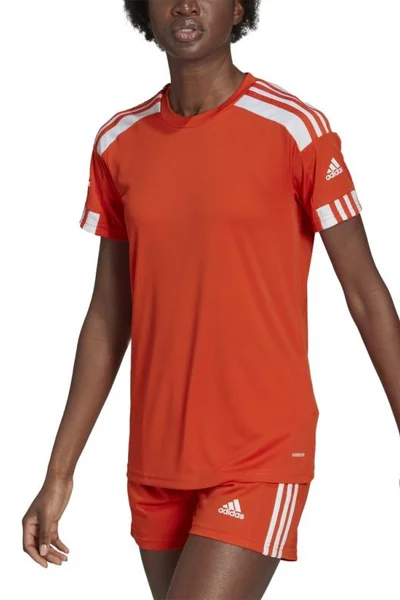 Oranžovo-bílé dámské tričko Adidas Squadra 21 W GN8087