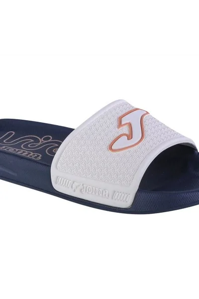 Plážové žabky Joma Comfort Lady - bílé / tmavě modré