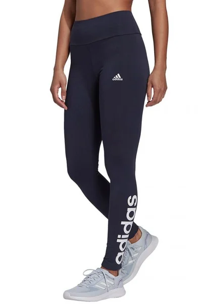 Adidas dámské legíny Essentials s vysokým pasem navy blue