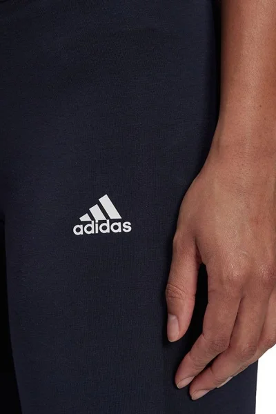 Adidas dámské legíny Essentials s vysokým pasem navy blue