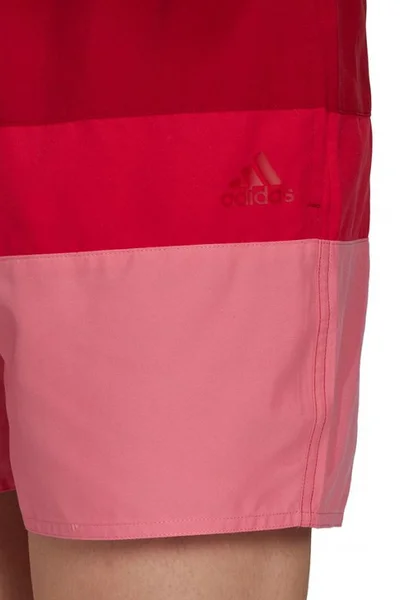 Šortky adidas Colorb M červené s růžovými vložkami