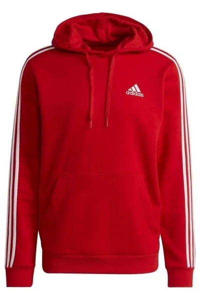 Adidas Pánská červená mikina Essentials Fleece