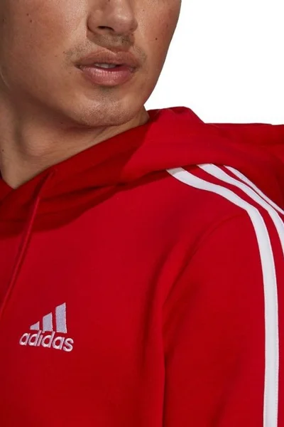 Adidas Pánská červená mikina Essentials Fleece