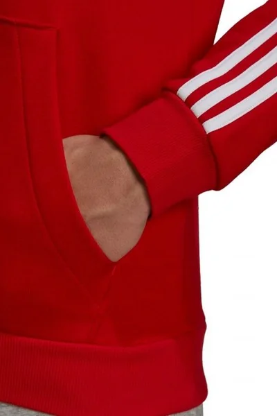 Adidas Pánská červená mikina Essentials Fleece