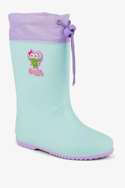 Holinky pro děti Coqui Rainy Collar Jr wellingtons 8508-637-4402