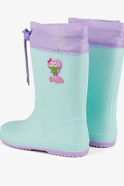 Holinky pro děti Coqui Rainy Collar Jr wellingtons 8508-637-4402