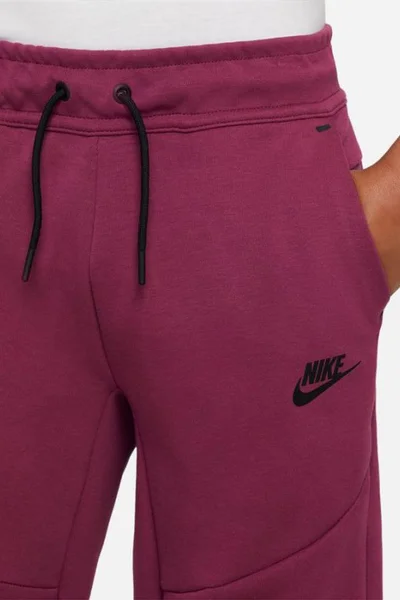 Junior Fialové Sportovní Tepláky Nike Tech Fleece Nike SPORTSWEAR