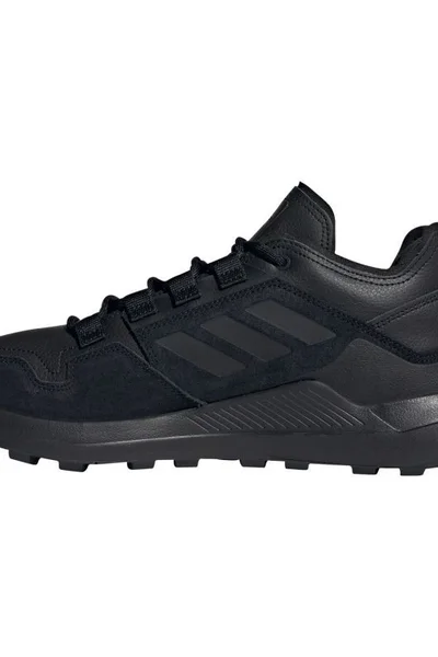 Černé pánské trekové boty Adidas Terrex Hikster Leather M FX4661