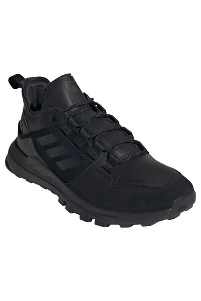 Černé pánské trekové boty Adidas Terrex Hikster Leather M FX4661