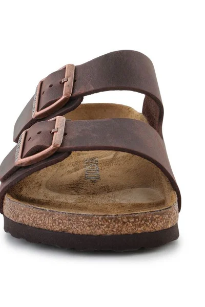 Kožené žabky Birkenstock Arizona se dvěma pásky