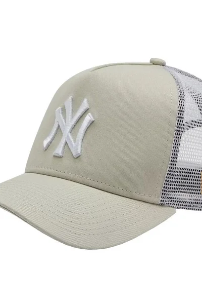 New Era Yankees Béžová Kšiltovka MLB s Brýlemi