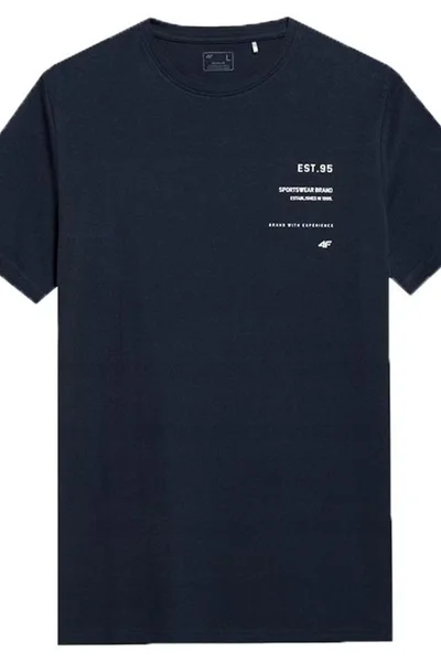 Pánské tričko 4F - Námořnická modrá - krátký rukáv