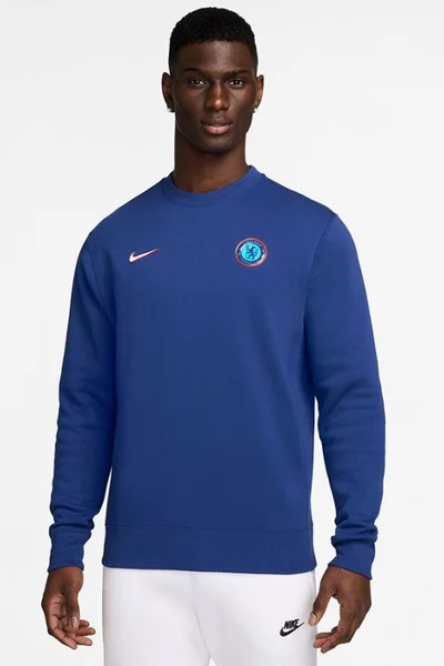 NIKE Chelsea FC Pánská Mikina CRW BB Modrá