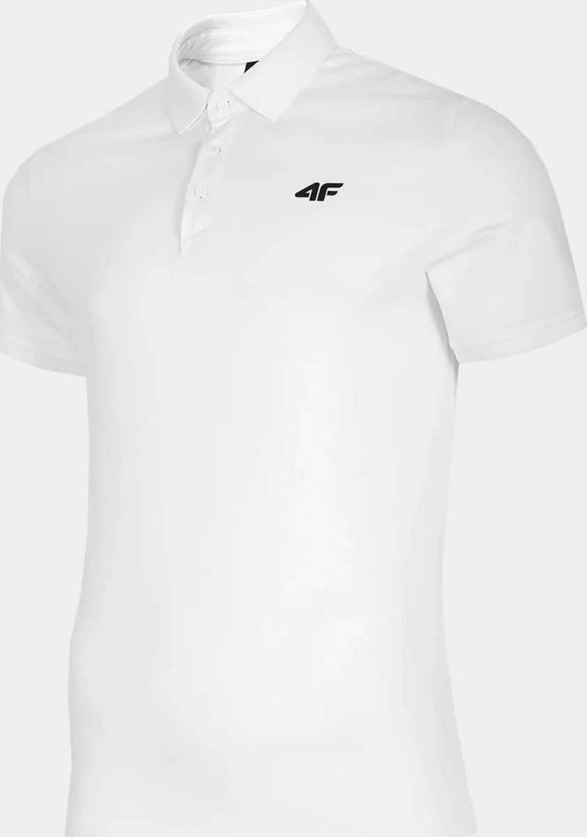 Pánské bílé polo tričko 4F TSM007
