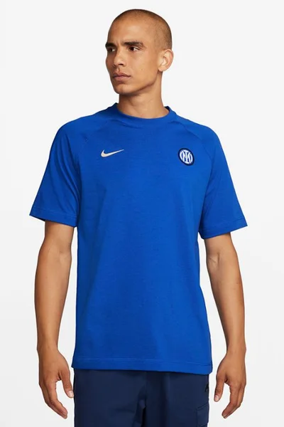 Modré cestovní tričko Nike Inter Milan dětské s krátkým rukávem