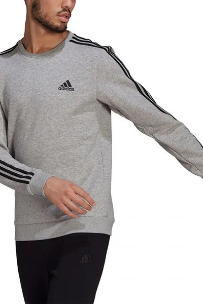 Adidas Pánská Mikina Essentials Šedá