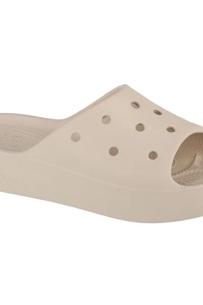 Crocs dámské šedé žabky s platformou