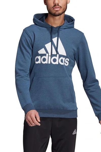 Modrá pánská mikina adidas Essentials Hoodie