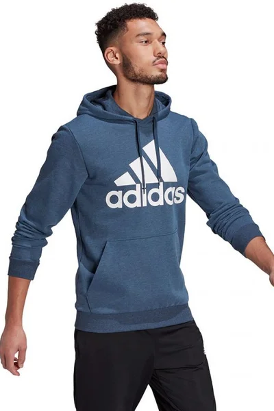 Modrá pánská mikina adidas Essentials Hoodie