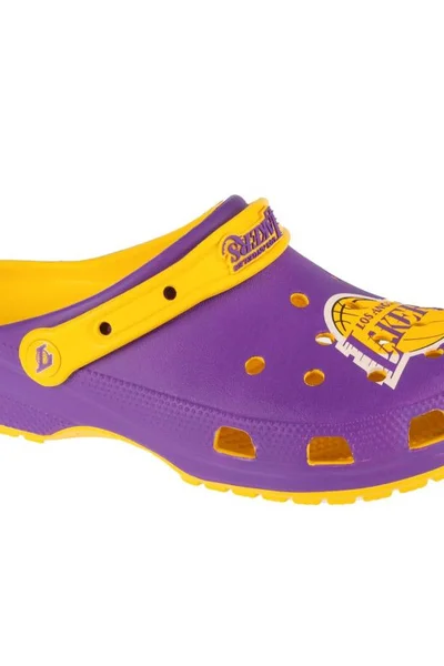 Žabky Crocs Classic LA Lakers fialové pro muže