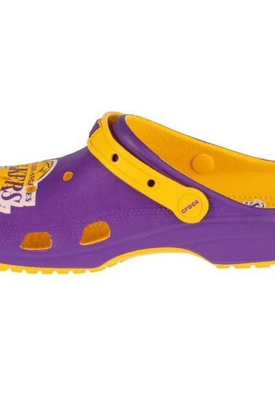 Žabky Crocs Classic LA Lakers fialové pro muže