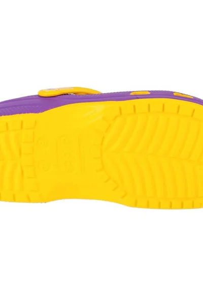 Žabky Crocs Classic LA Lakers fialové pro muže