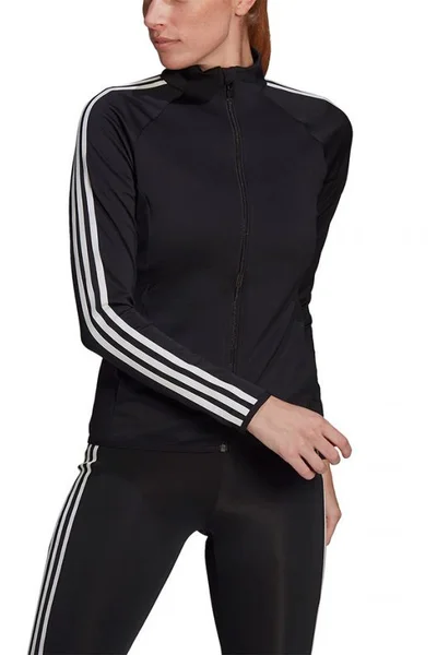 ADIDAS dámská sportovní mikina Aeroready 3 Stripes černá