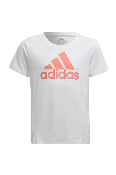 Bílé dívčí tričko Adidas G Bl T Jr Shirt HE2006