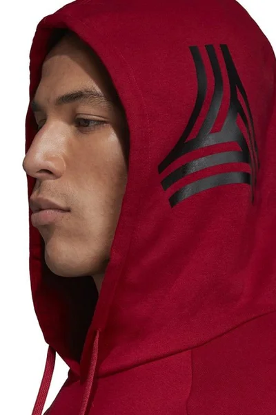 Červená pánská mikina Adidas Tango Sweat Hoody M DZ9613