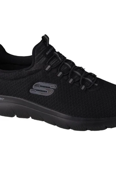 Černé sportovní boty pro muže - Skechers Summits M