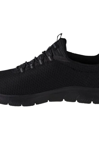 Černé sportovní boty pro muže - Skechers Summits M