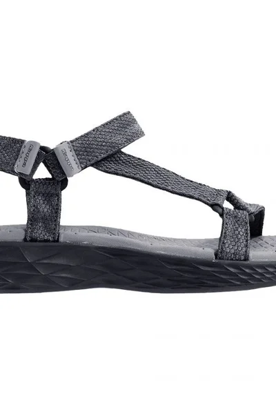 Šedé dámské sandály Kappa Mortara s textilním svrškem a přilnavou podrážkou